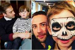 FOTO: Fiul Jannei Friske își petrece vacanța de iarnă alături de tatăl său