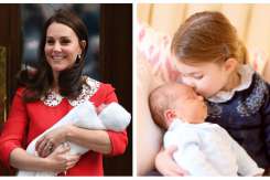 Primele imagini cu cel de-al treilea copil al Ducesei de Cambridge. Surioara lui este încântată