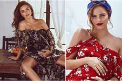 Xenia Deli apare în fotografii seducătoare pe ultima sută de metri de sarcină
