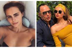 Xenia Deli a arătat cum își alăptează fetița în timpul lucrului