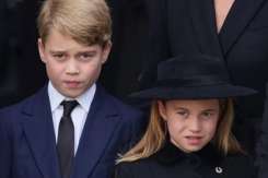 Cele mai puternice fotografii cu Prințul George și Prințesa Charlotte, de la înmormântarea Reginei Elisabeta a II-a