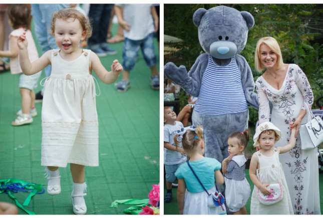 Lorena Bogza cu fiica sa, pentru prima dată la o petrecere pentru copii (Foto)