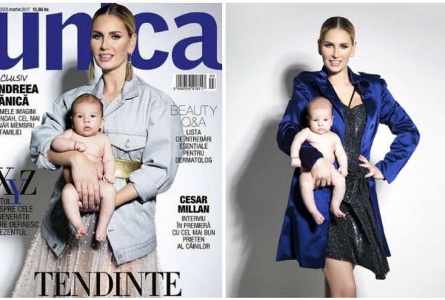 Andreea Bănică și-a prezentat pentru prima dată fiul. Ce spune artista despre el