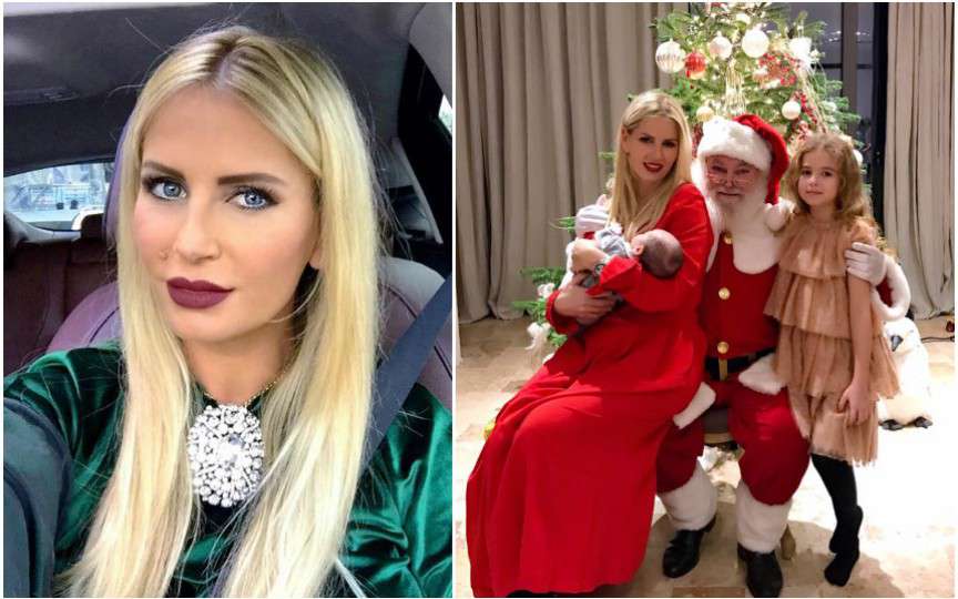 Foto: Andreea Bănică a sărbătorit primul Crăciun împreună cu fiul ei