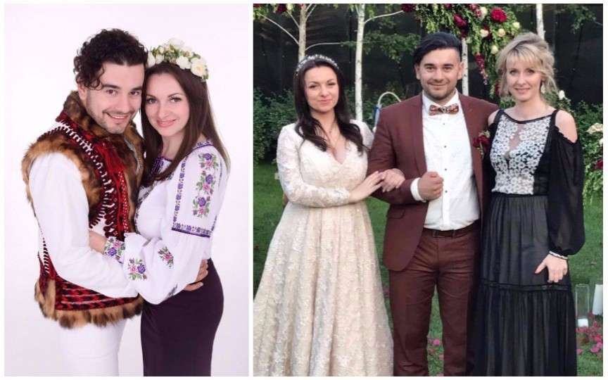 Conducătorul formației Tharmis, Valentin Uzun, joacă nunta în aceste momente