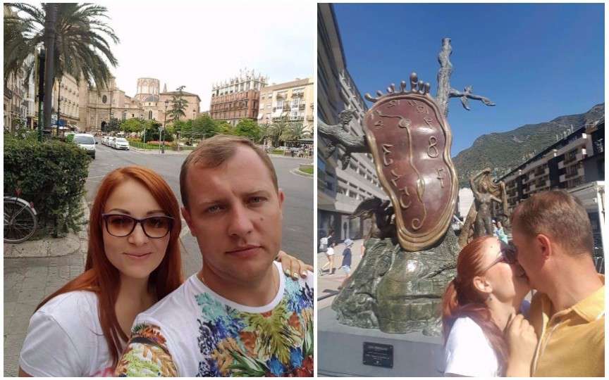 La 10 ani de la căsătorie, Aurel Chirtoacă și soția sa explorează Spania