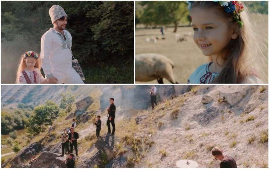 Valentin Uzun și fiica sa Amelia au lansat videoclipul emoționant - Moldova mea