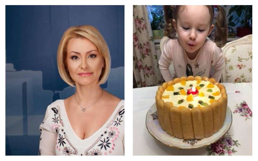 Fetița Lorenei Bogza își felicită adorabil bunicuța de ziua ei