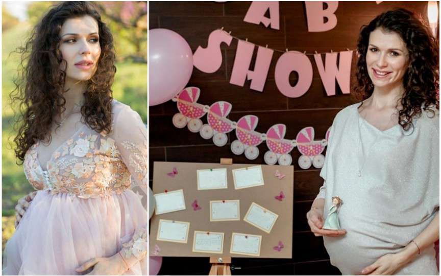 Prezentatoarea TV Stela Mikșanski a născut chiar după petrecerea „Baby Shower”. Are o voinică de fată!