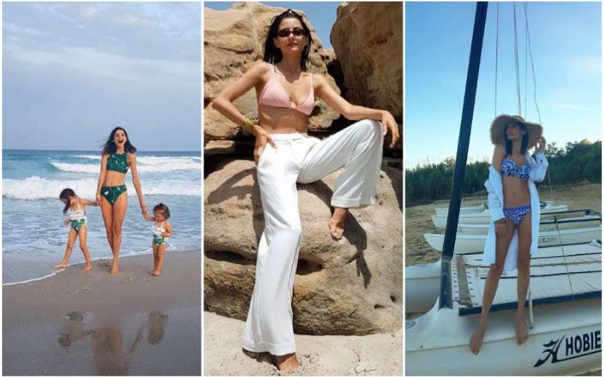 Lilu în vacanță cu copiii. Cum reușește prezentatoarea TV să pozeze ca în revistele de modă