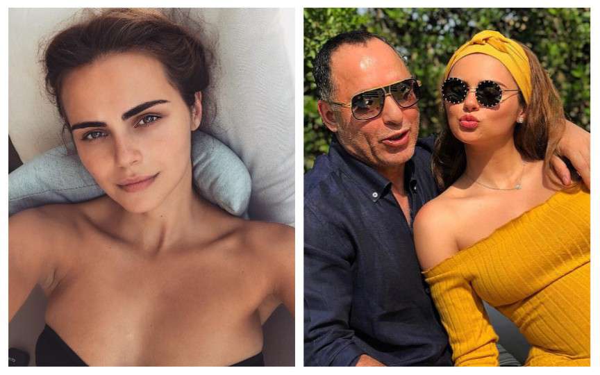 Xenia Deli a arătat cum își alăptează fetița în timpul lucrului