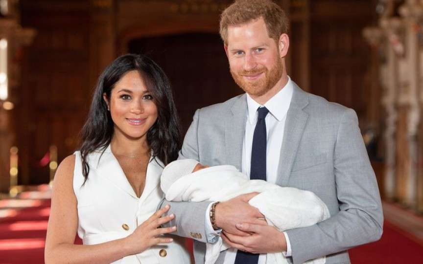 Prima imagine cu fiul prințului Harry și Meghan Markle