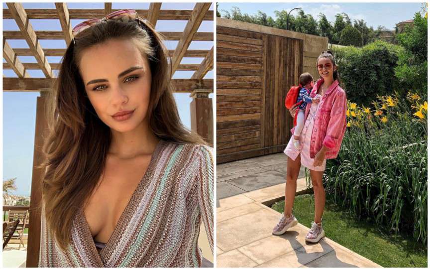 (FOTO) Xenia Deli arată că a revenit la forma de până a naște