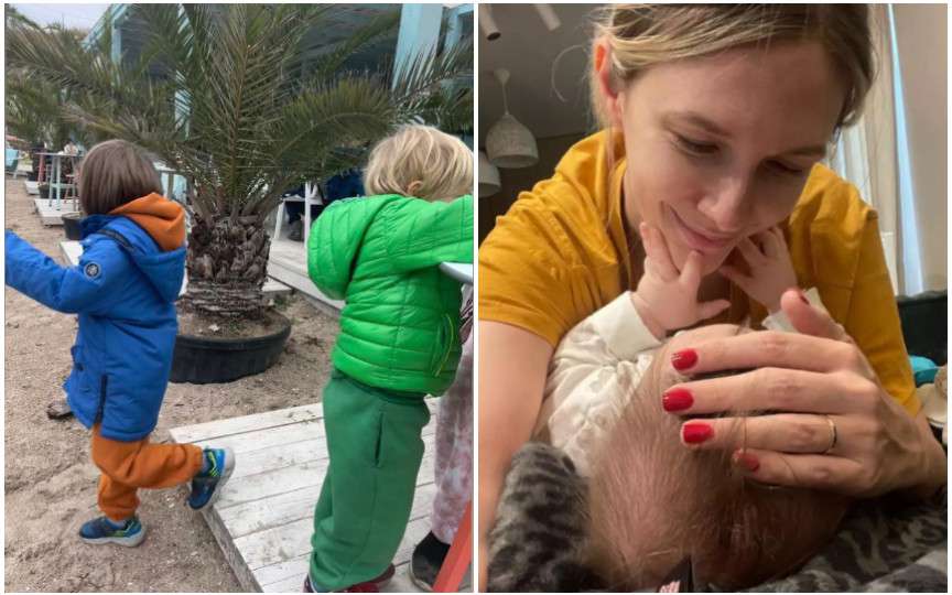 De ce a plecat Radu Vâlcan în vacanță doar cu copiii mai mari. Adela Popescu: Am avut două zile doar eu și bebelușul