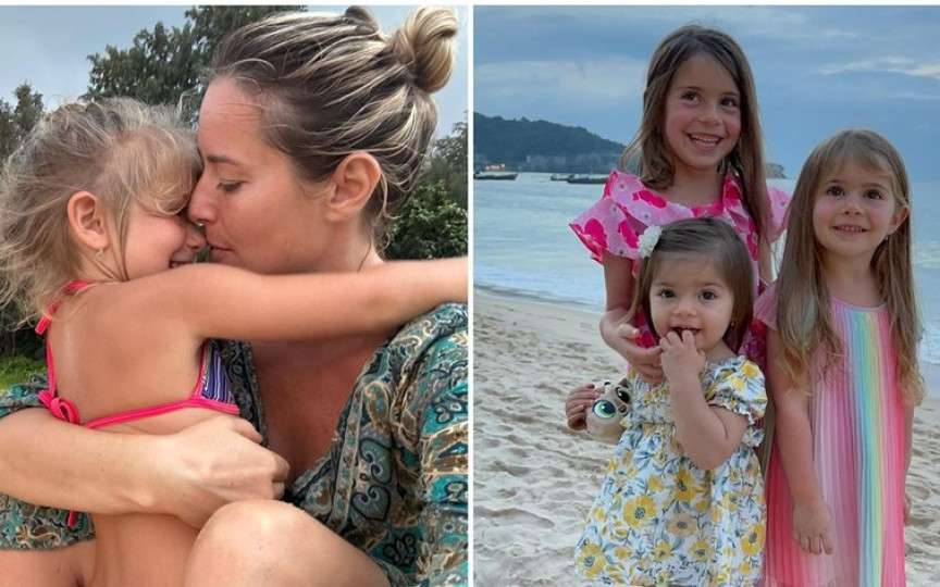 Laura Cosoi, poze emoționante cu cele 3 fetițe ale sale, în vacanță