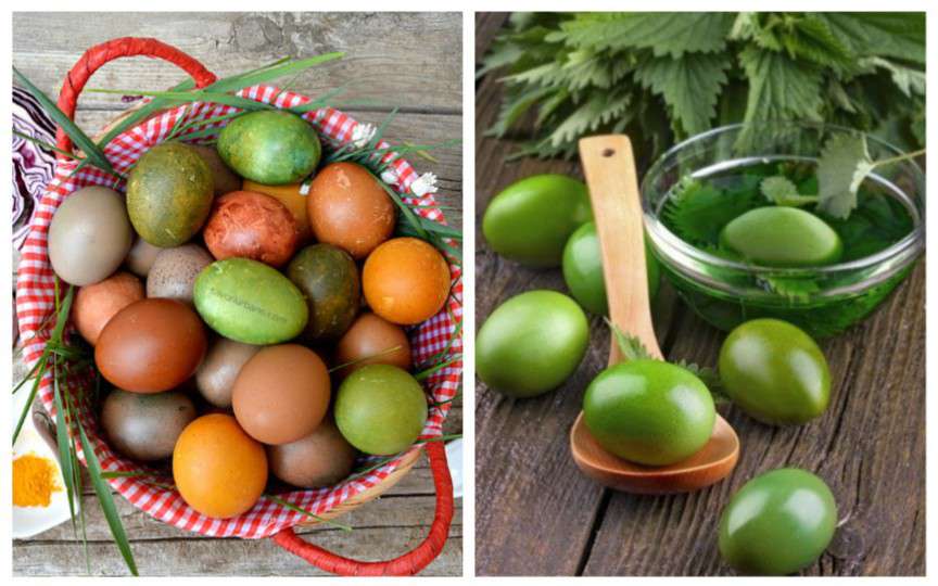 Vopsește ouăle natural, fără vopsea chimică