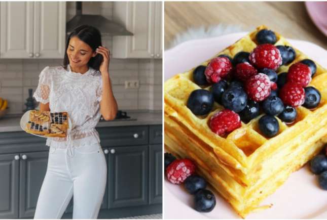Waffles pufoase și aromate, după rețeta prezentatoarei TV Lilu