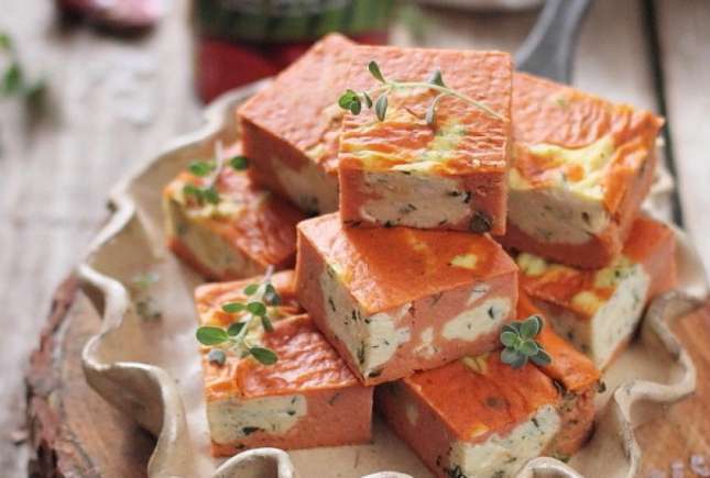 Tartă din roșii și ricotta, fără aluat