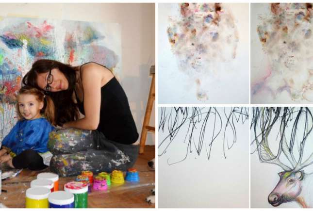Mama care a transformat desenele copilului în opere de artă