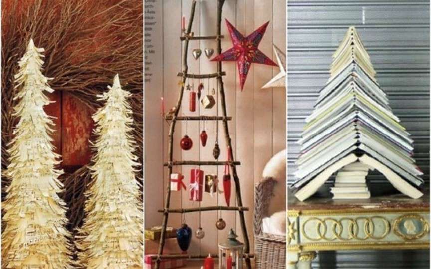 10 idei: Cum să faci singură un brad original de Crăciun?