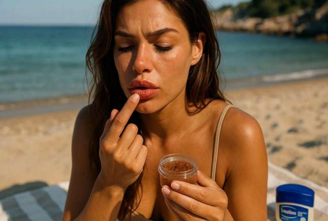 Exfoliant natural pentru buze usate: Vaselină + zahăr brun, buze fine în 5 minute