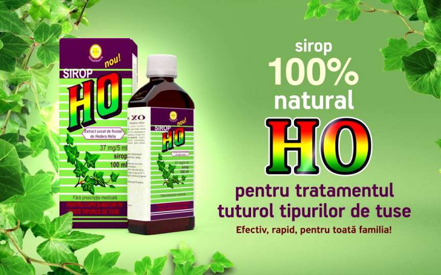 Leac natural pentru tuse - siropul HO, pe bază de iederă!