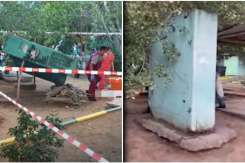 (FOTO) Tragedie la locul de joacă! Un copil de 11 ani a murit după ce a fost zdrobit de o placă de beton
