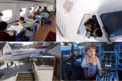 Iată cum arată grădinița deschisă într-un avion
