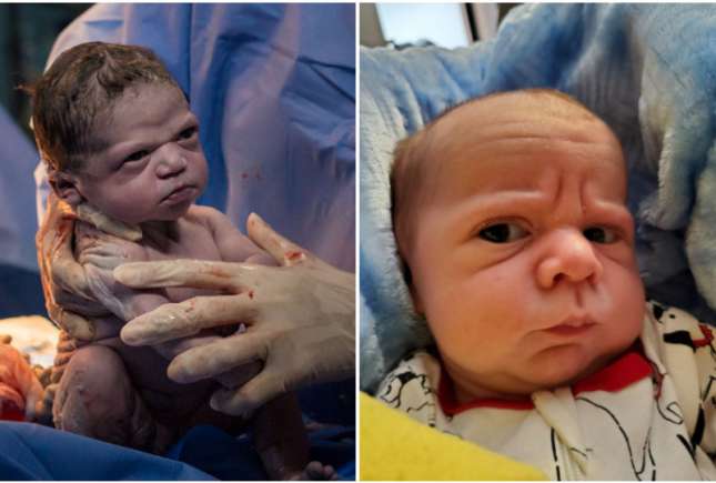 (FOTO) 10 nou-născuți care deja par plictisiți de viață