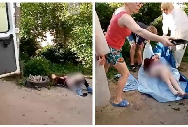 (VIDEO) O femeie a născut în stradă, iar alta filma și critica medicii care au venit cu ambulanța