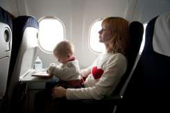 Călătoria în avion cu bebe