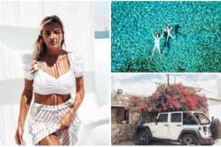 Ana Ciorici se odihnește cu familia într-un loc ce seamănă cu un colț de Rai