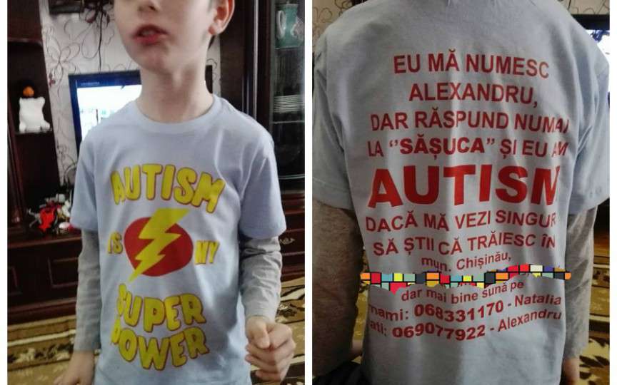 Eu mă numesc Alexandru, dar răspund numai la „Şăşuca” şi am Autism