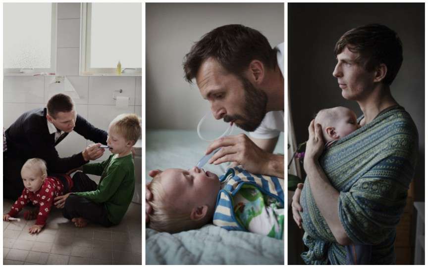 Concurs de fotografie pentru bărbații moderni „Tații din Moldova și Suedia”