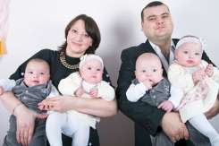 Cvadrupleţii familiei Arseni. Vezi cât de mari au crescut şi ce năzbâtii mai fac