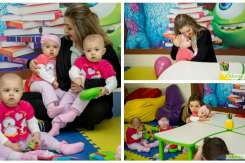 Actrița Aliona Triboi - mămică de tripleți