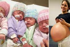 A devenit mămică de cvadrupleți după ce s-a luptat cu infertilitatea: 90 de minute durează o singură hrănire a celor patru bebeluși