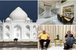 (FOTO) Ca să-i arate cât de mult o iubește, un indian a construit o replică a Taj Mahal-ului pentru soția lui