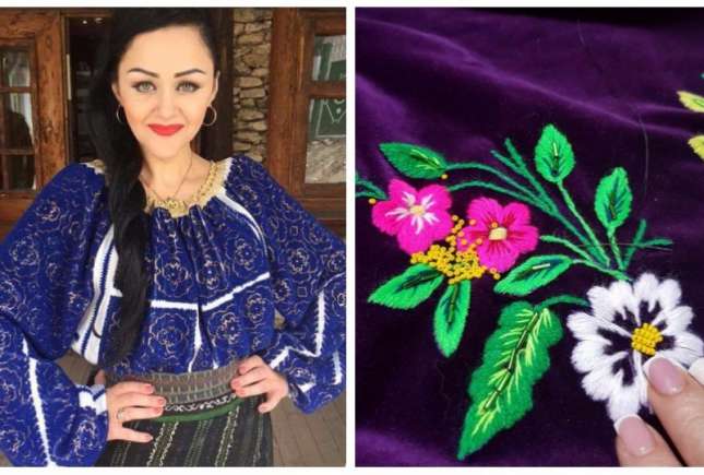 Interpreta Lenuța Gheorghiță are cele mai originale costume scenice pe care le face singură