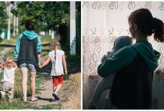 (FOTO) Istoria de viață a unei tinere moldovence: Trei copii la 22 de ani și trai la limita sărăciei