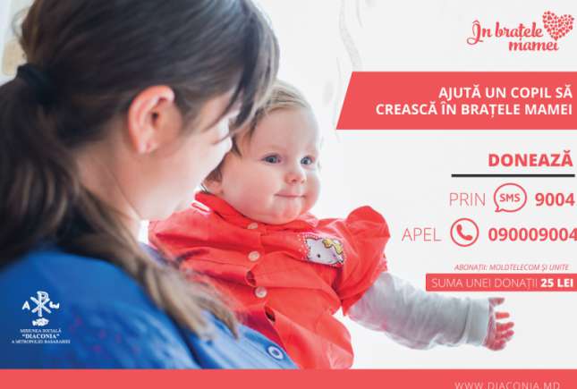Ajută un copil să crească alături de mama sa, susţine campania de Crăciun „În brațele mamei”!