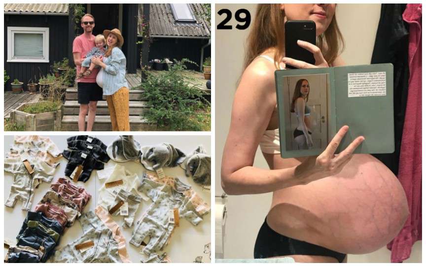 Impresionant! A postat pe Instagram imagini cum i se schimbă corpul fiind însărcinată cu tripleți