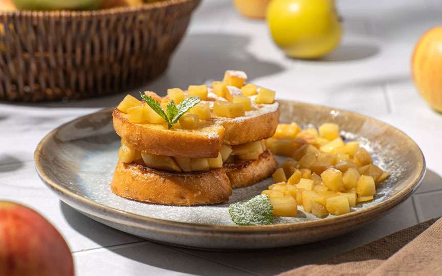 Frigănele cu mere călite de Gordon Ramsay – desert rapid și aromat